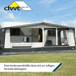 dwt Zelte Reisevorzelte|Volleinzug Vorzelte^DWT Jubilee 40 240 Größe 10 (821 - 850) Stahl Wohnwagenvorzelt
