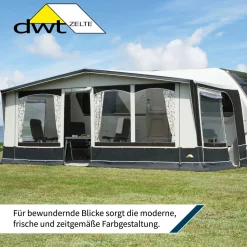dwt Zelte Reisevorzelte|Volleinzug Vorzelte^DWT Jubilee 40 270 Größe 16 (1001-1030) Stahl Wohnwagenvorzelt