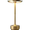 Warmpi Campinglampen Aufladbar|Campinglampen Aufladbar-Eclips LED Tischlampe - Gold