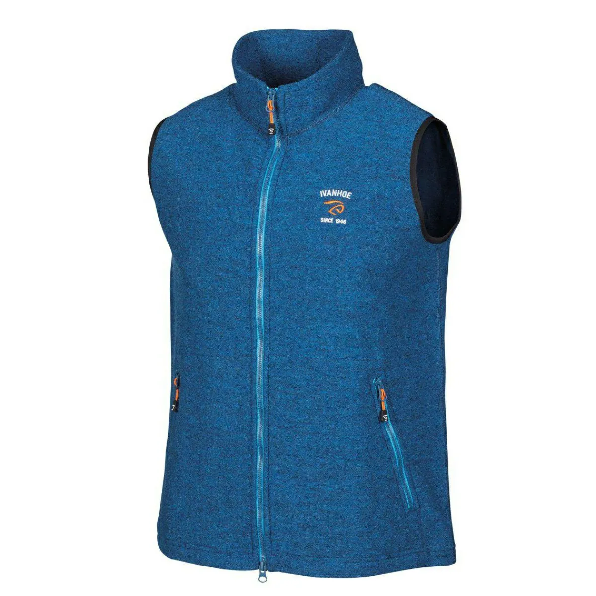 Markenlos Elton blaue ärmellose Herren Weste< Fleecejacken & Pullover
