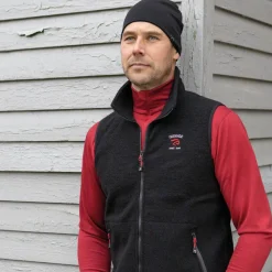 Markenlos Elton blaue ärmellose Herren Weste< Fleecejacken & Pullover