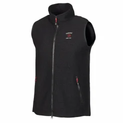 Markenlos Fleecejacken & Pullover^Elton schwarze ärmellose Herrenweste