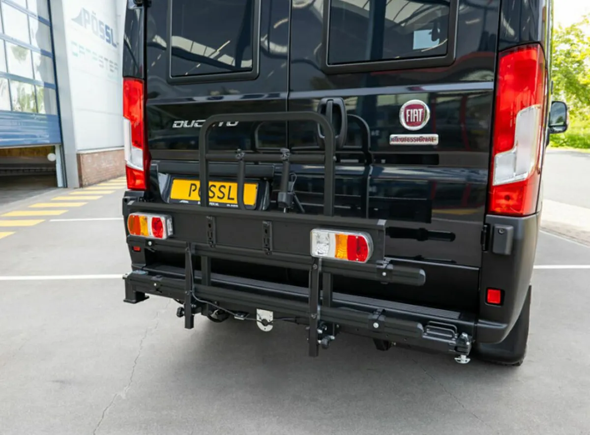 Enduro Sesamo Campervan Fahrradträger mit Chassisbefestigung - Black< Fahrradträger Wohnmobil