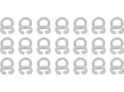 Markenlos 20er-Set Obelink Gardinengleiter mit Öse< Gardinengleiter