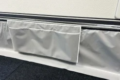 Esvo Bodenschürzen^9 Meter Windblende mit Klettband und Organizer - Grey