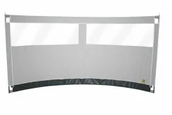 Esvo Windschutz-gebogen Mistral 300 mit 2 schmale Fenster Windschutz