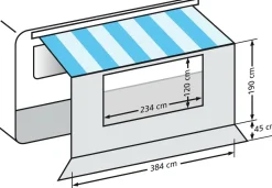 EuroTrail Vorderwände-384 x 190 cm Universal-Vorderwand