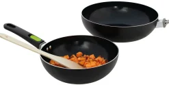 EuroTrail Töpfe & Pfannen-Aluminium 24cm Wok Pfanne