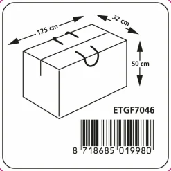 EuroTrail Cantonic 125x50 Grey Kissen Bezug< Schutzhüllen Gartenmöbel
