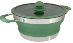 EuroTrail Töpfe & Pfannen^Größe L Pfanne mit Deckel - Dark Sea Green