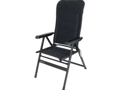 EuroTrail Campingstühle Mit Verstellbarer Rückenlehne|Klappstühle^Grenoble 3D Mesh Klappstuhl - Black