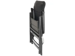 EuroTrail Campingstühle Mit Verstellbarer Rückenlehne|Klappstühle^Grenoble 3D Mesh Klappstuhl - Black