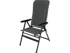 EuroTrail Campingstühle Mit Verstellbarer Rückenlehne|Klappstühle-Grenoble 3D Mesh Klappstuhl - Anthracite