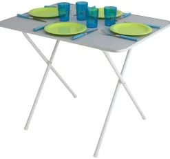 EuroTrail Campingtische Klappbar^Orange M 80 x 60 cm Camping Tisch