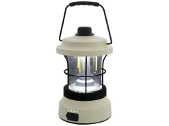 EuroTrail Campinglampen Aufladbar|Campinglampen Aufladbar^Retro Ivory Tischlampe