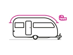 EuroTrail Sonnenvordach 240 Größe 6 (460 cm)< Universal Sonnensegel Wohnwagen|Universal Sonnensegel Wohnwagen