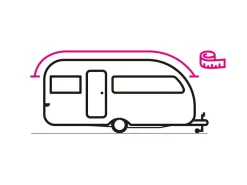 EuroTrail Universal Sonnensegel Wohnwagen|Universal Sonnensegel Wohnwagen^Sonnenvordach 240 Größe 5 (420 cm)