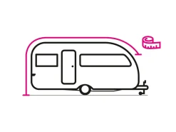 EuroTrail Universal Sonnensegel Wohnwagen|Universal Sonnensegel Wohnwagen^Sonnenvordach Vario 240 Größe 4 (580 cm)