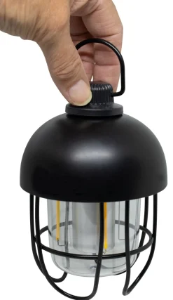 EuroTrail Campinglampen Aufladbar|Campinglampen Aufladbar-Tivo Wiederaufladbare Campinglampe - Black