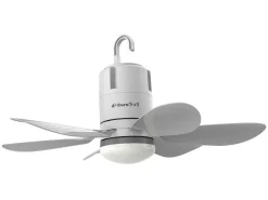 EuroTrail Ventilatoren-wiederaufladbarer Deckenventilator mit Lampe