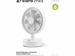 EuroTrail Ventilatoren-Wiederaufladbarer Ventilator mit Clipfunktion