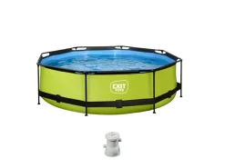 Exit-toys EXIT Lime 300x76cm Pool mit pump - Grün< Aufstellpools