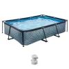 Exit-toys Aufstellpools-EXIT Stone 300x200x65cm Pool mit pump - Grau