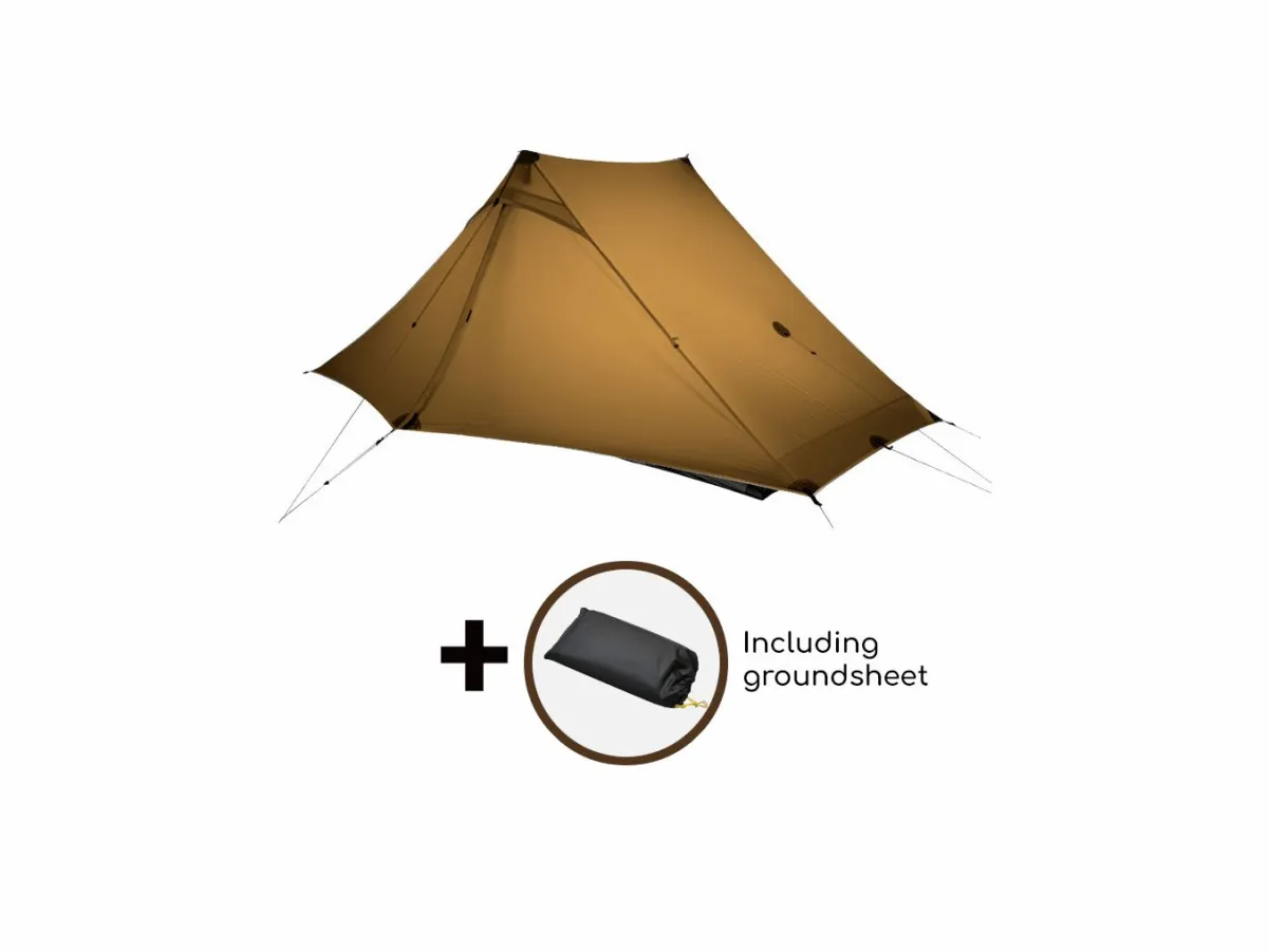 3F UL GEAR 2 PRO 3 Jahreszeiten 2-Personen-Zelt – Braun< Trekkingzelte|Zelt 2 Personen
