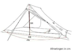 3F UL GEAR Trekkingzelte|Zelt 2 Personen-2 PRO 3 Jahreszeiten 2-Personen-Zelt – Grün