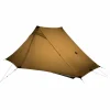 3F UL GEAR Lanshan 2 PRO 2-Personen-Zelt - Brown< Trekkingzelte|Zelt 2 Personen