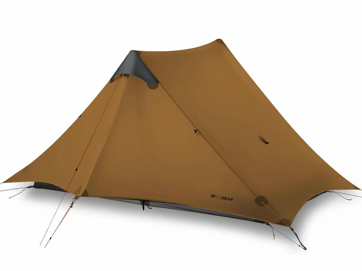 3F UL GEAR Lanshan 2-Personen-Zelt – Braun< 2 Personen Kuppelzelte|Zelt 2 Personen