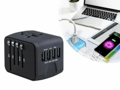 Markenlos Schuko Stecker^Fedec Reisestecker - 150+ Länder