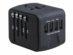 Markenlos Schuko Stecker^Fedec Reisestecker - 150+ Länder