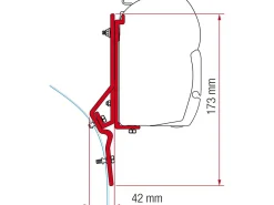 Fiamma F45 Adapter Ducato Master 1984-1998< Markisenhalterungen