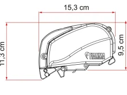 Fiamma Kassettenmarkisen^F80s Polar White 450 Royal Grey Kassettenmarkise