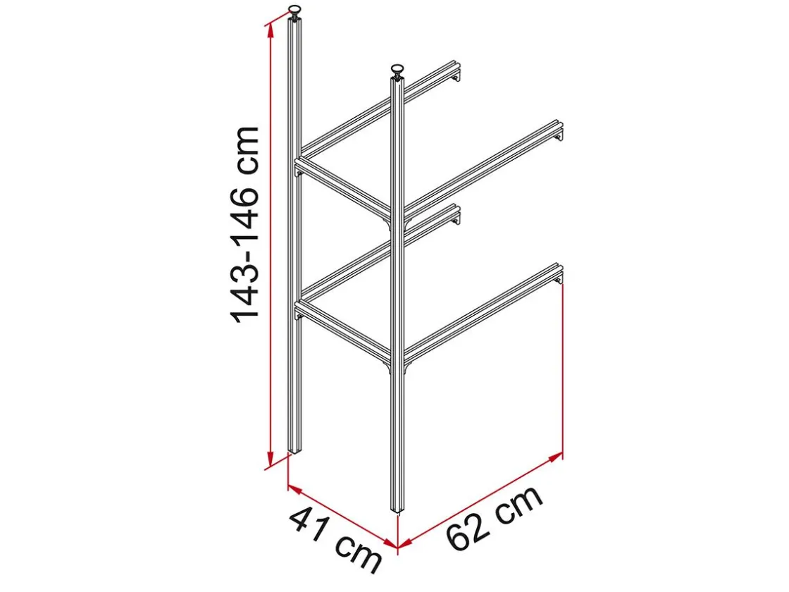 Fiamma Heckauszüge-Garage System Upgrade