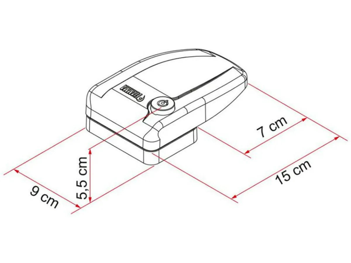 Fiamma Safe Door Frame Sicherheitsschloss - White< Türschlösser