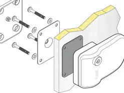 Fiamma Safe Door Sicherheitsschloss - White< Türschlösser