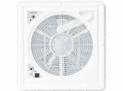 Fiamma Dachluken Ventilatoren|Dachluken-Turbo Vent 40 x 40 Dachluke mit Ventilator - Transparent