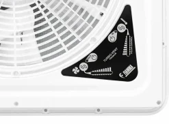 Fiamma Turbo Vent Premium 40 x 40 Dachluke mit Ventilator - Transparent< Dachluken Ventilatoren|Dachluken