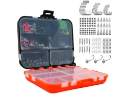 Markenlos Angelsport-Fish-xpro haken und blei set - 201 teilig