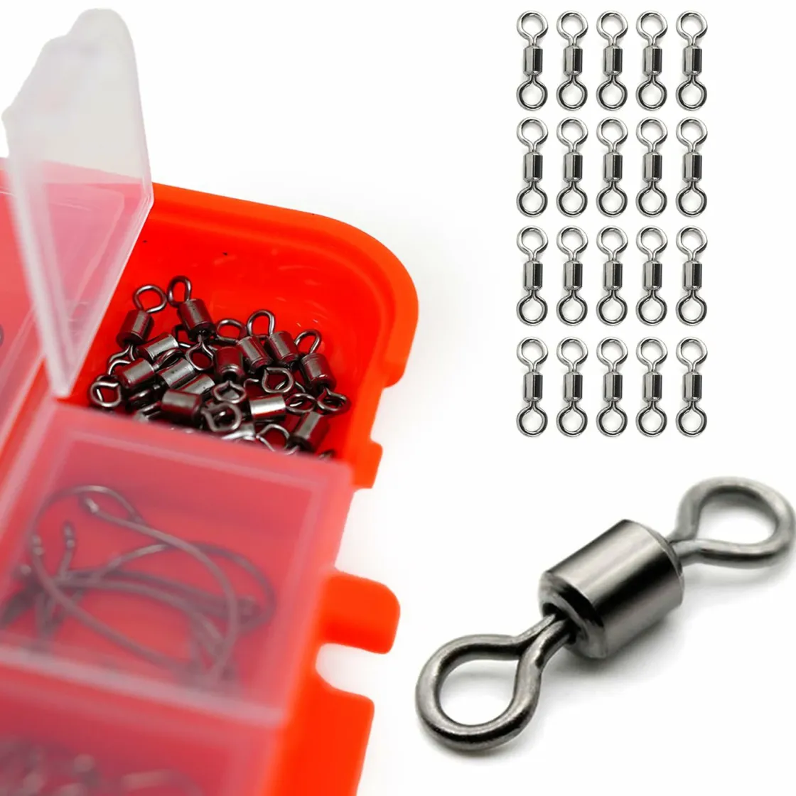 Markenlos Angelsport-Fish-xpro haken und blei set - 201 teilig