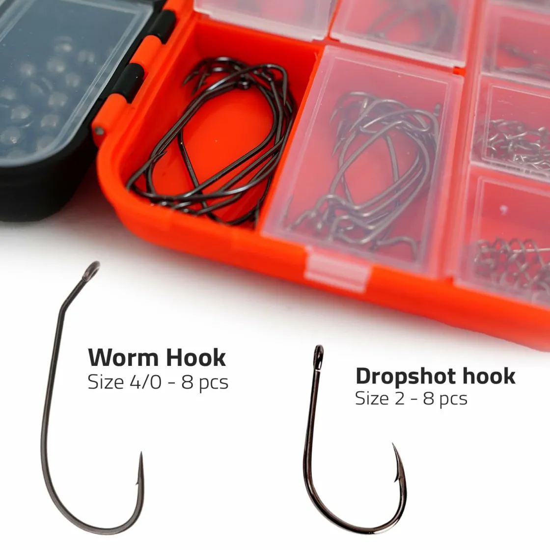 Markenlos Angelsport-Fish-xpro haken und blei set - 201 teilig
