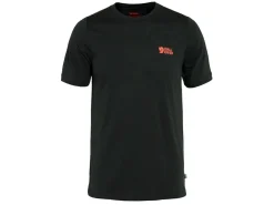 Fjällräven Abisko Wool Logo SS Black Herren T-Shirt< Shirts
