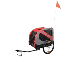 Flamingo Hundefahrradanhänger-Flamigo Doggy Liner Juliette Red Hundefahrradanhänger