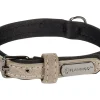 Flamingo Delu Taupe Halsband - L< Sicherheit & Leinen