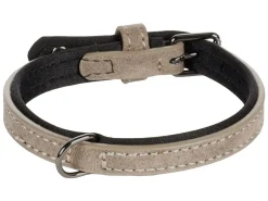 Flamingo Sicherheit & Leinen-Delu Taupe Halsband - XL