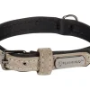 Flamingo Sicherheit & Leinen^Delu Taupe Halsband - M/L