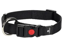 Flamingo Sicherheit & Leinen^Ziggi Black Halsband - M