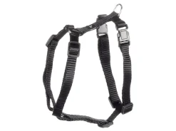 Flamingo Sicherheit & Leinen^Ziggi Black Hundegeschirr - S